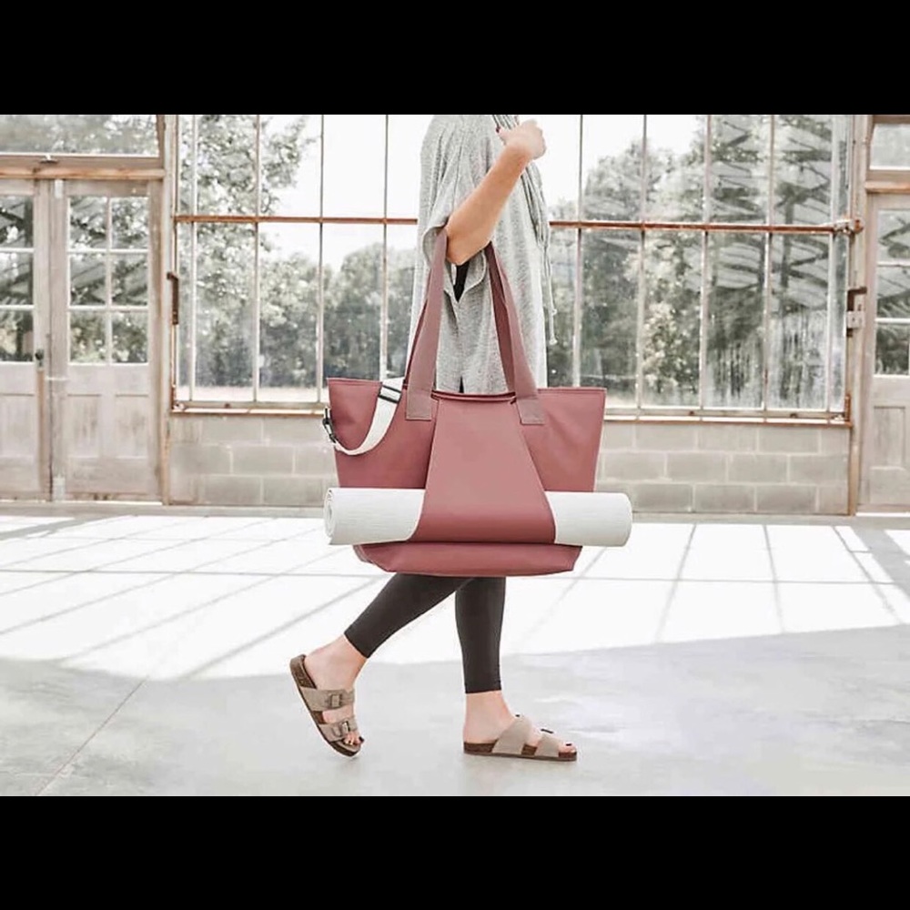 Dusty Rose Yoga or Gym Bag NWOT